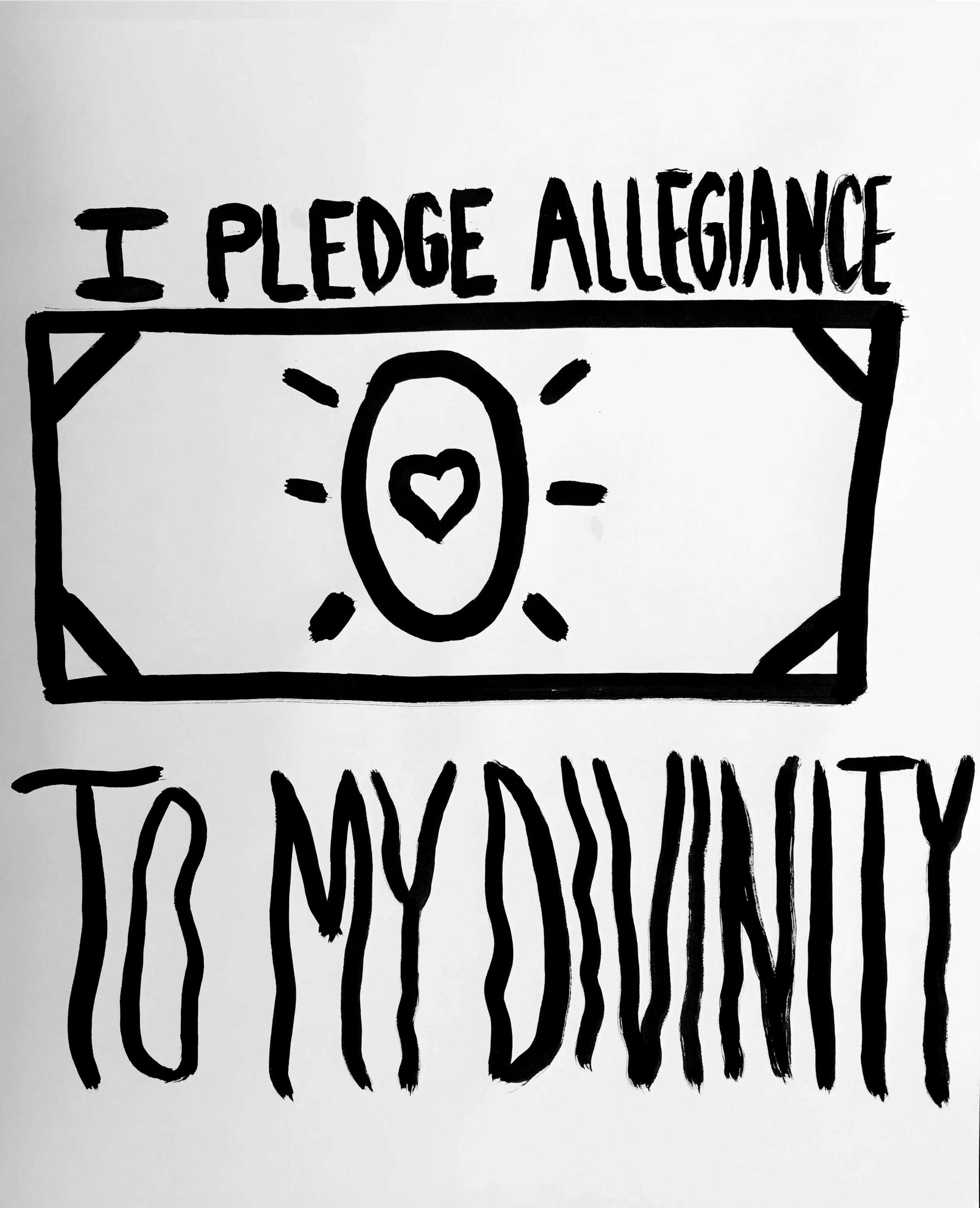 PLEDGE ALLEGIANCE TO MYSELF