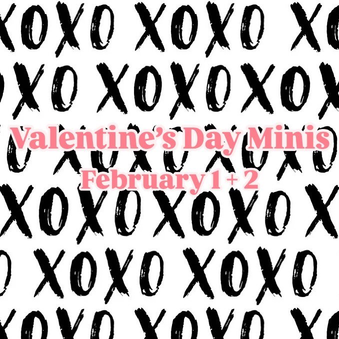 Super excited to announce Valentine&rsquo;s Day minis the first weekend of February! These will be indoor minis (location in North Canton) and include 10 images. The set will feature black, white and pink neutrals and florals!

Grab your kiddos or yo