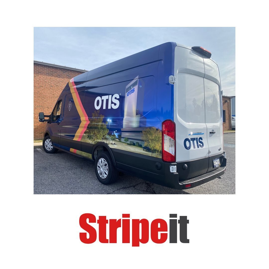 Electric van receives a wrap- makes it stand out even more! 
#morethanstripes