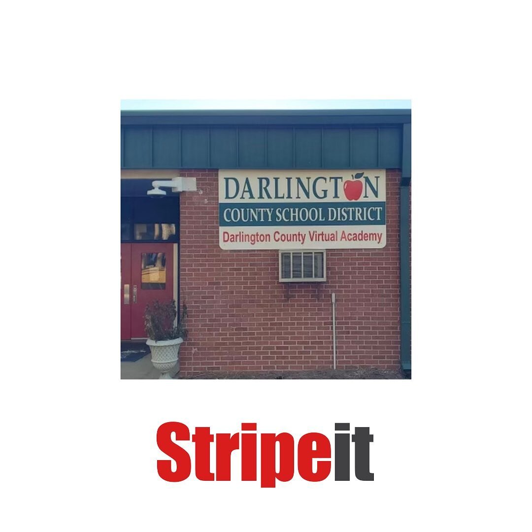 4&rsquo;x8&rsquo; 1/2&rdquo; wood sign-part of the new sign package for Darlington County Virtual Academy.
#morethanstripes