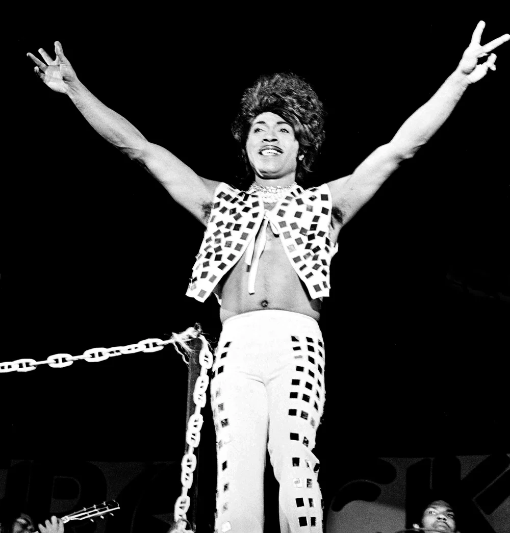 Little Richard in LITTLE RICHARD: I AM EVERYTHING, a Magnolia Pictures release. Photo courtesy of Magnolia Pictures.