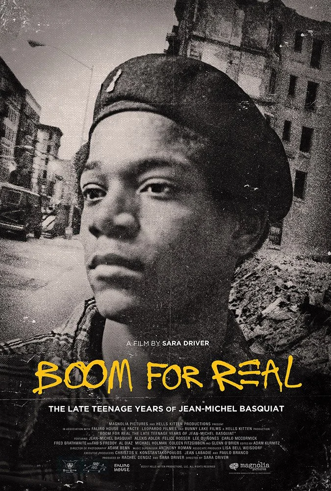 Boom for Real: The Late Teenage Years of Jean-Michel Basquiat  Alexis Adler, Al Diaz, Fred Brathwaite aka Fab 5 Freddy, Lee Quiñones, Felice Rosser, Jennifer Jazz, Luc Sante  Sara Driver, Christos V. Konstantakopoulos, Jean Labadie, Paulo Branco, Li