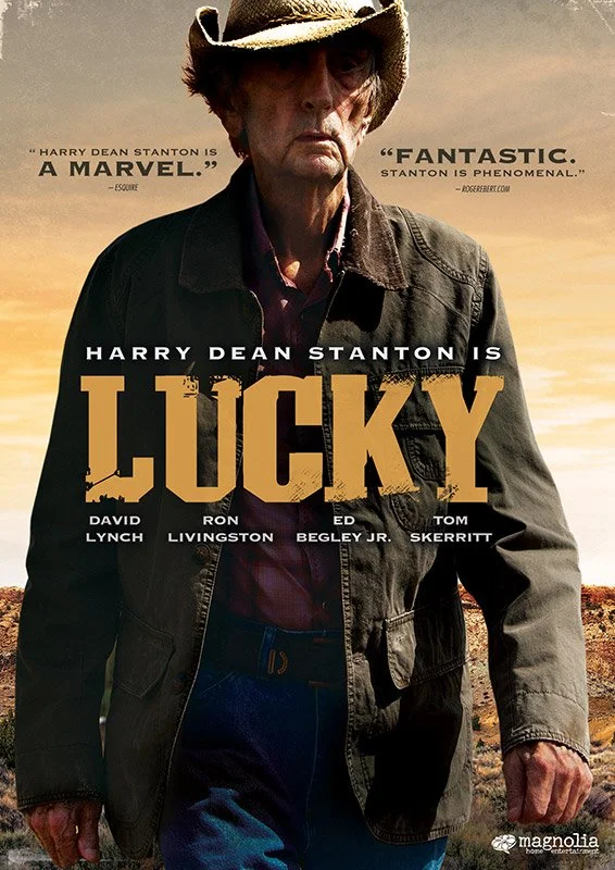  Lucky  Harry Dean Stanton, David Lynch, Ron Livingston, Ed Begley Jr., Tom Skerritt, Beth Grant  Greg Gilreath, Adam Hendricks, John Lang  John Carroll Lynch 
