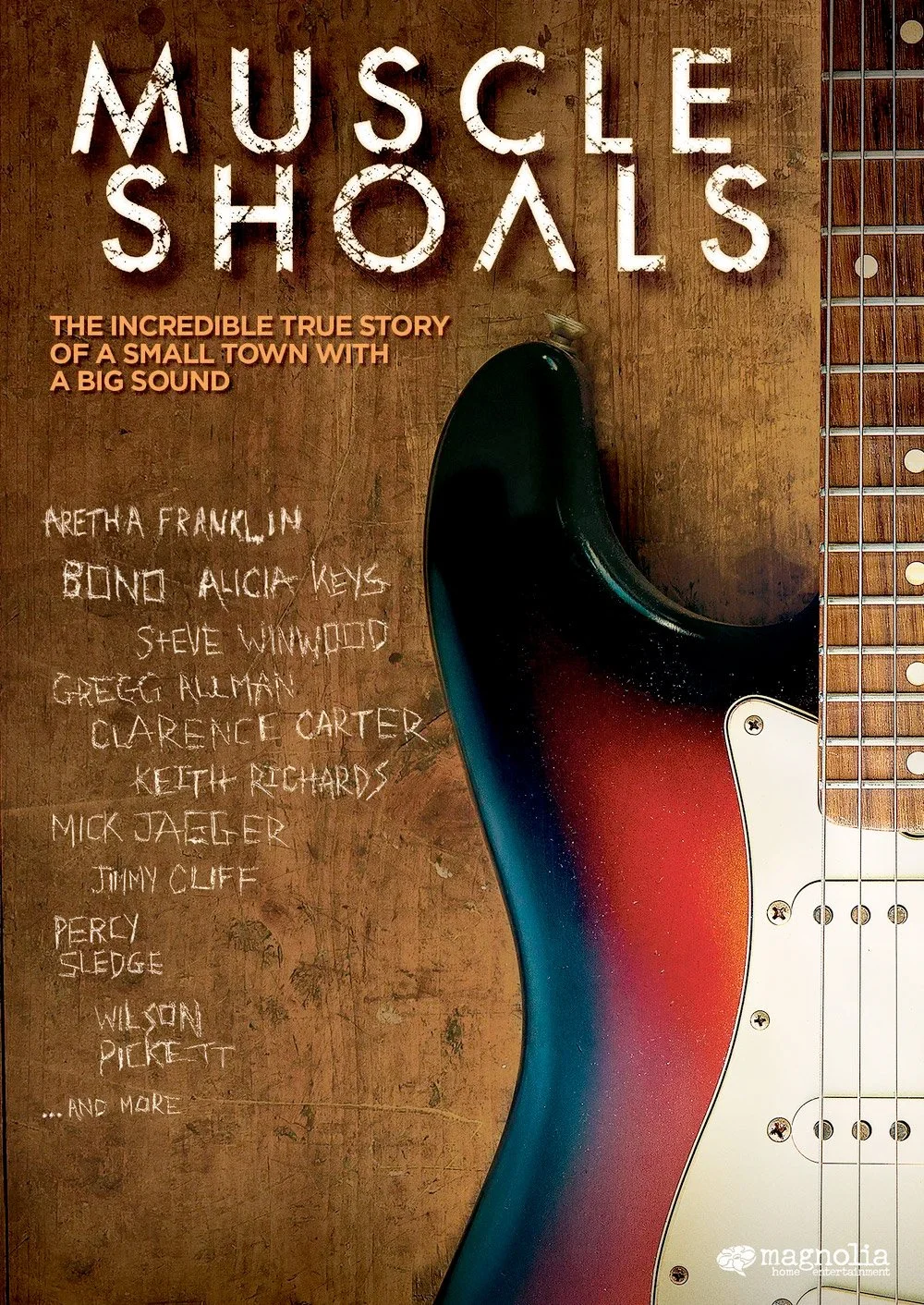  Muscle Shoals  Keith Richards, Aretha Franklin, Mick Jagger, Gregg Allman, Bono, Alicia Keys, Rick Hall  Greg 'Freddy' Camalier 
