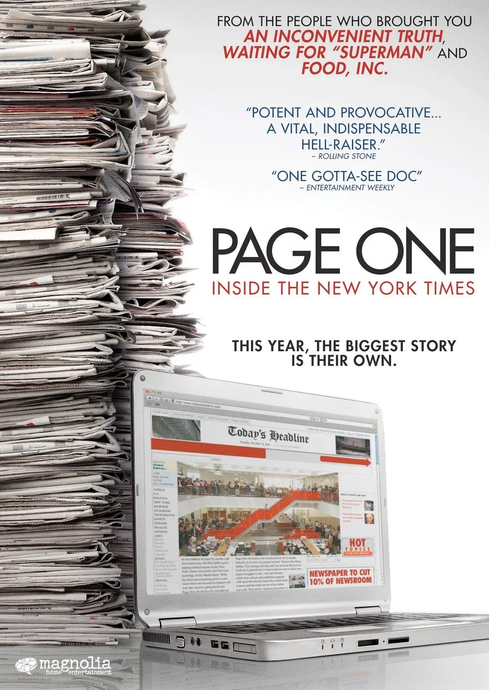 Page One: Inside the New York Times  David Carr, Tim Arango, Carl Bernstein  Andrew Rossi   