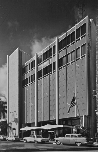 Inter-County Telephone and Telegraph building, Gundersen & Wilson Architects, 1961. Nelson Photography