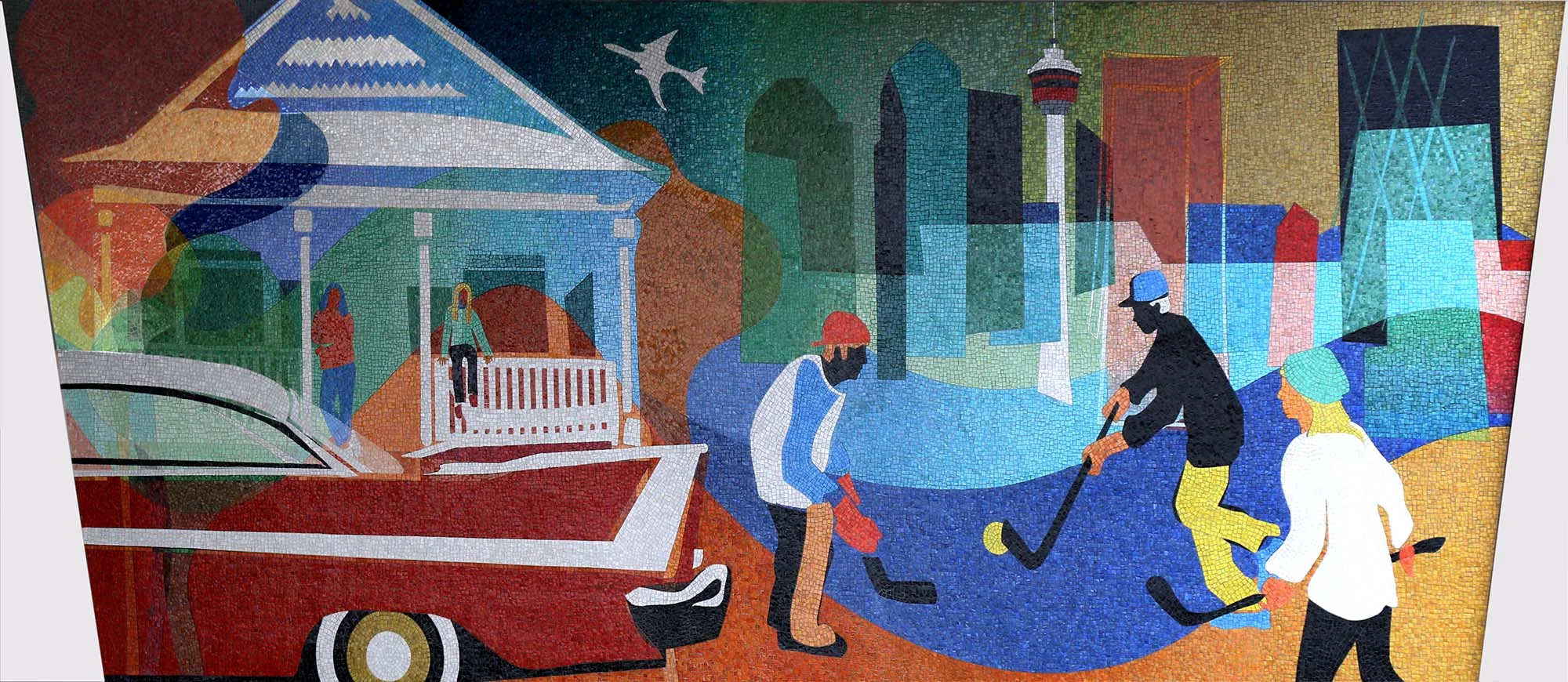 Glenmore Ogden Interchange mosaics