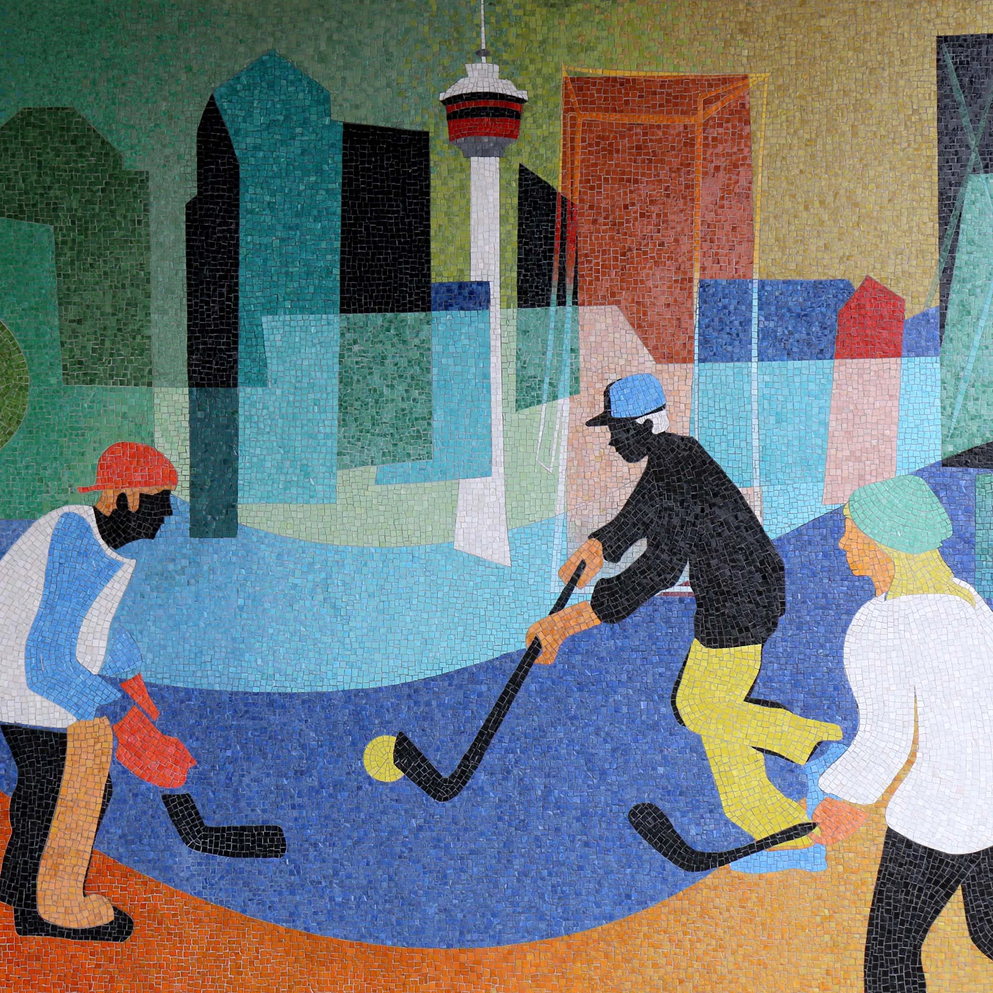 Glenmore Ogden Interchange mosaics