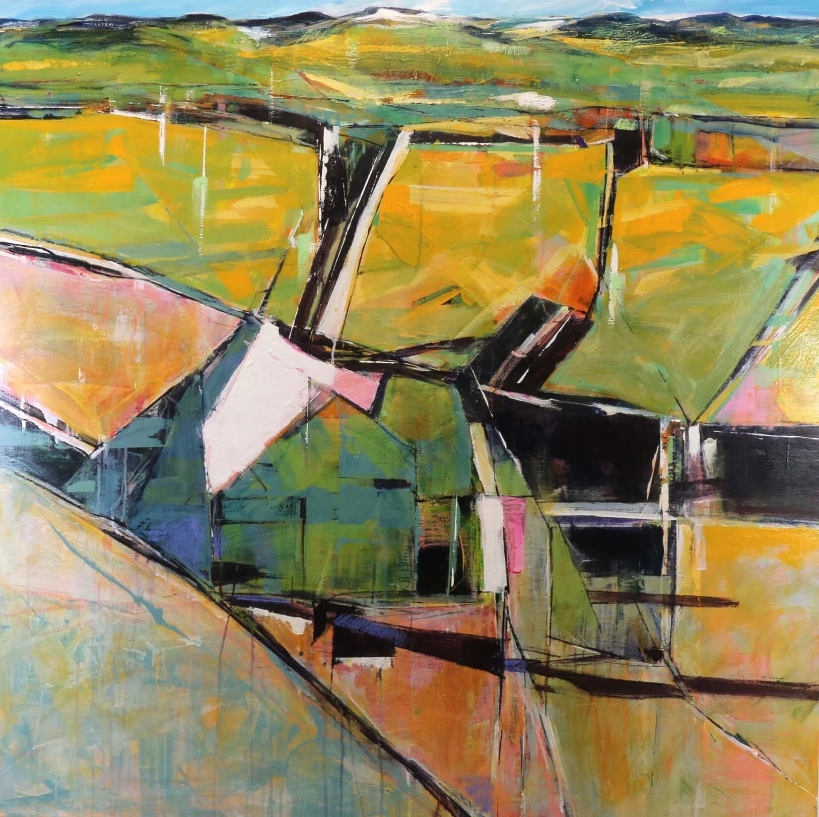0322G19 Just West of Crooked Creek 2 | 48 x 48 | 🔴 Sold