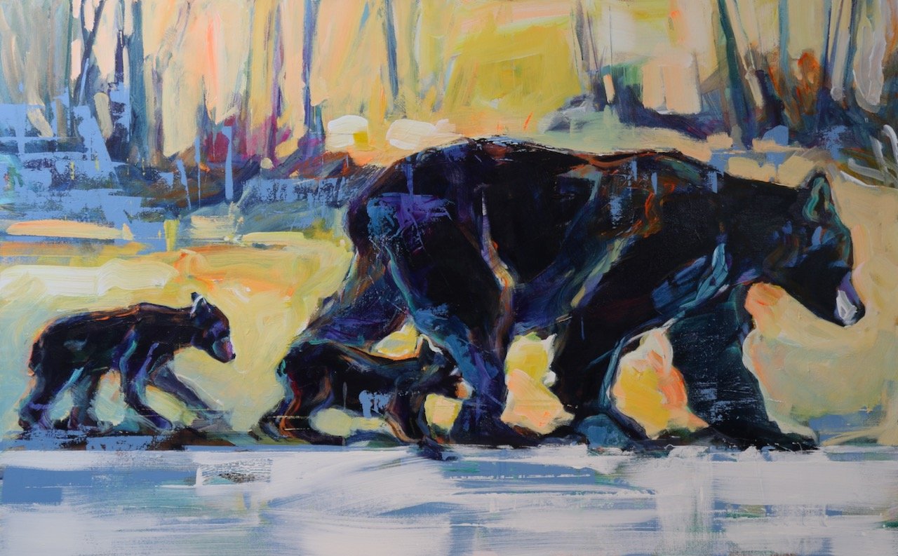 03_0635_E_25 | Riverwalk 1 30 x 48 inches | acrylic on canvas