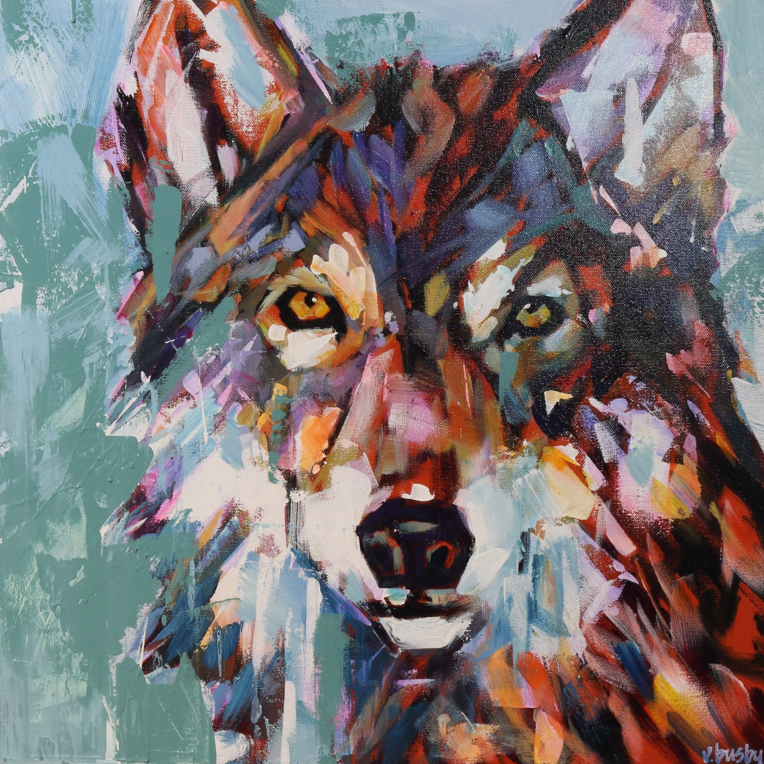 0586_E_25_ Wolf portrait series "Noble" 🟢 AVAILABLE at studio