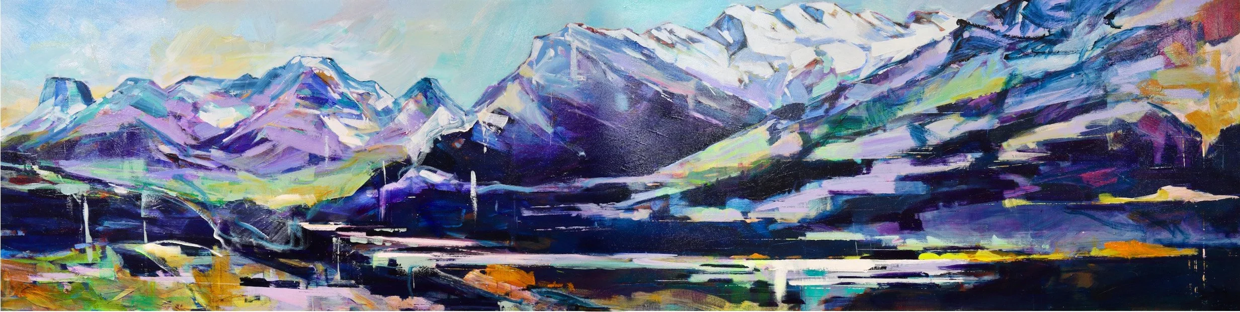 0580 and 0581 (full diptych) | Saskatchewan Crossing |
🔵 with a Gallery
24 × 96 inches | acrylic on canvas |