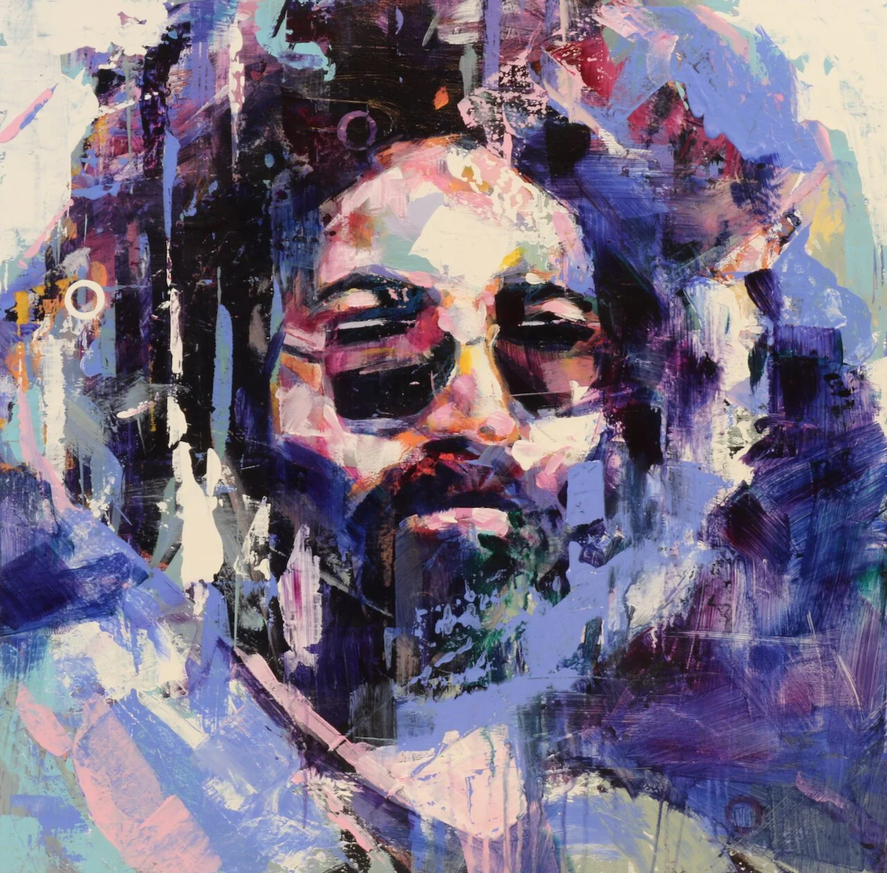 0327_K | Jerry Garcia | 🟢 AVAILABLE at studio
24 x 24 inches | acrylic on 2 inch gallery cradled board