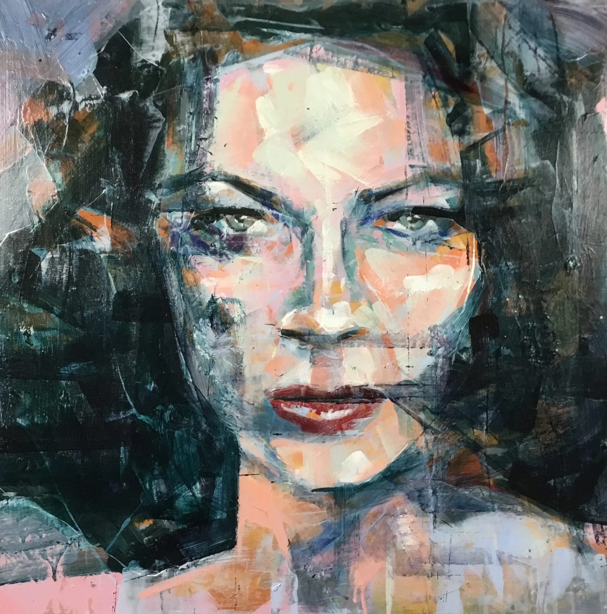 0100_G_ | Lauren Bacal  | 🟢 AVAILABLE at studio

 

 24 x 24 inches | acrylic on 2 inch gallery cradled board 