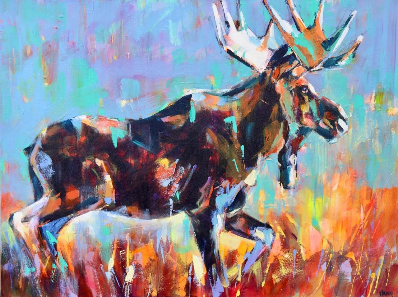 On the Move
36 x 48 acrylic on canvas