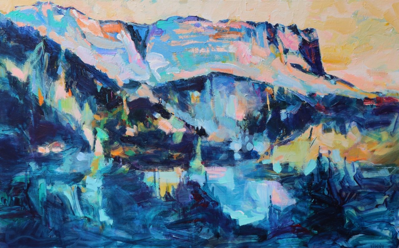 0671_  | Roche Miette Ridge 2026 | 🟢 AVAILABLE at studio
30 x48 inches | acrylic on canvas