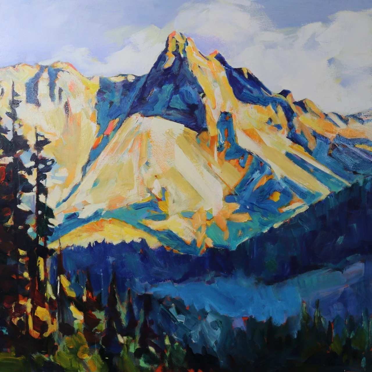 0694 02 26 | Cathedral Mountain 26
40 x 40 inches | acrylic on gallery birch