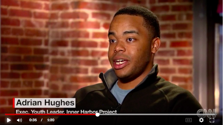 CNN: Woman's Quest to End Tension in Baltimore