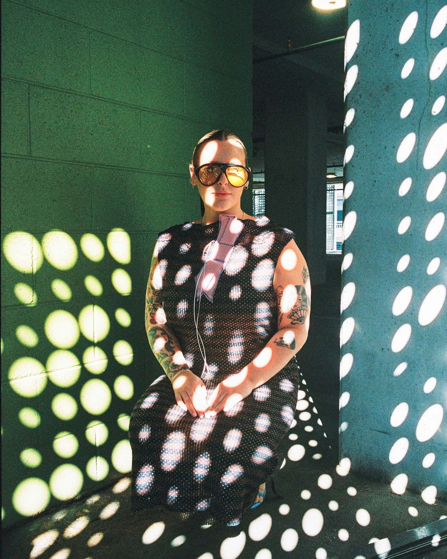 coral, truly ravishing in new RobyJoe knit dress. 

captured by @kwgill_