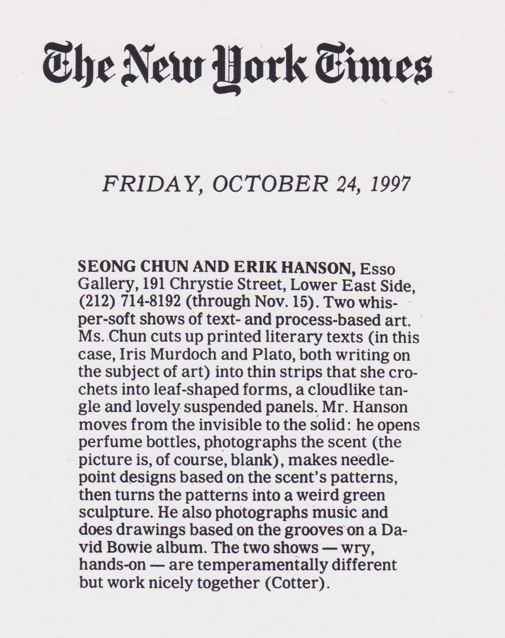 1997 10_24 NYTimes Cotter.jpeg