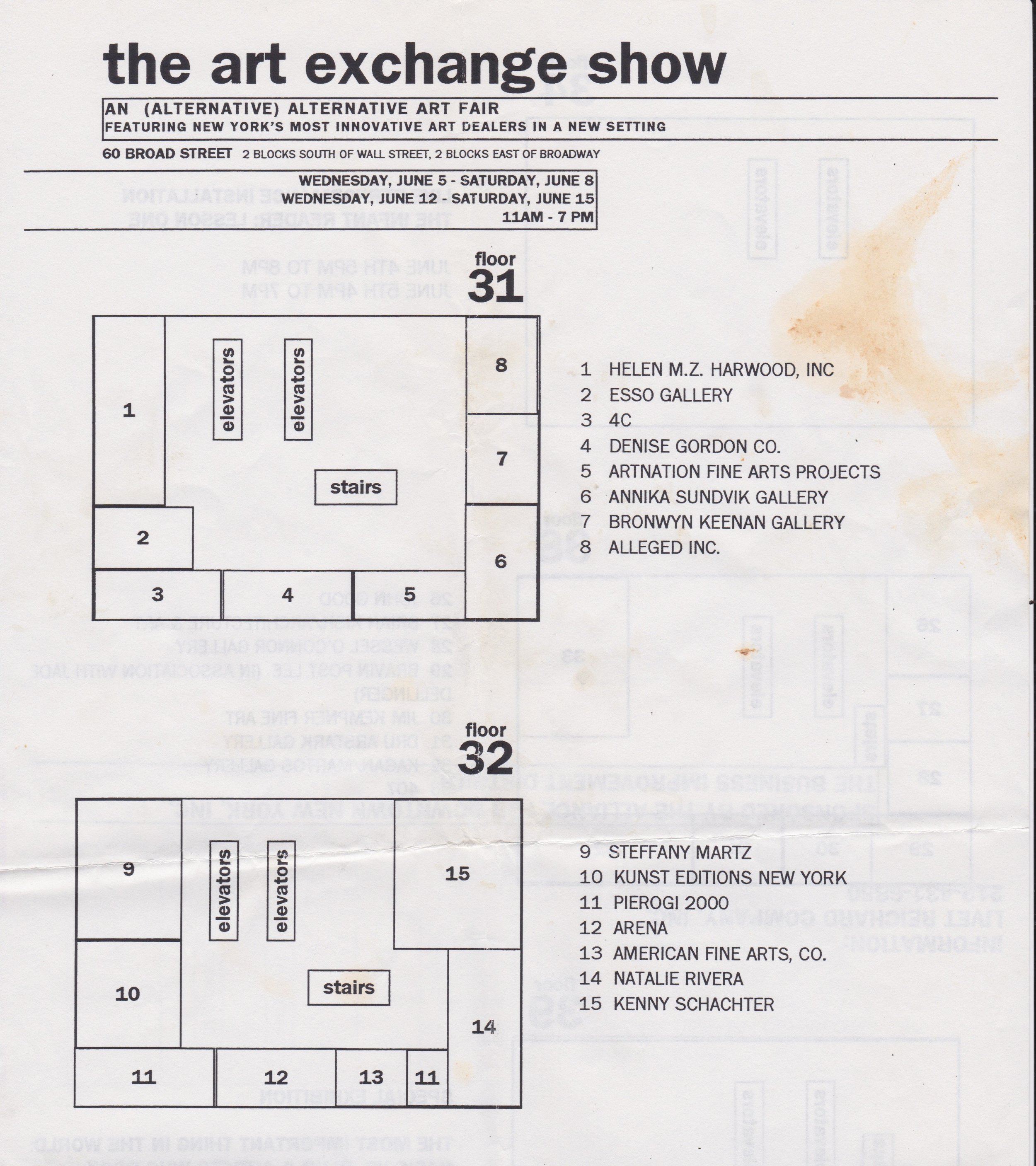 The Art Exchange Show 1996