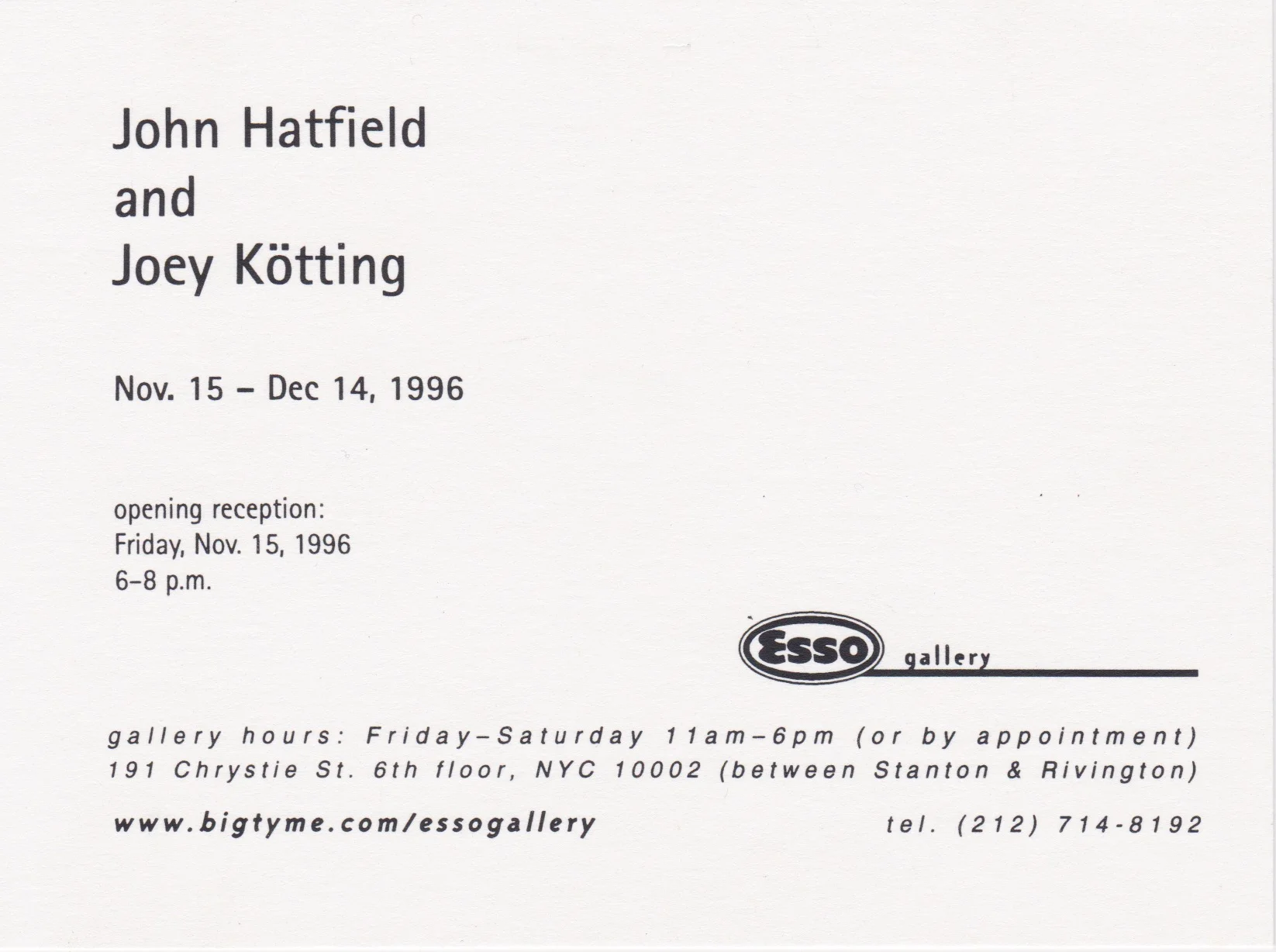 John Hatfield and Joey Kötting
