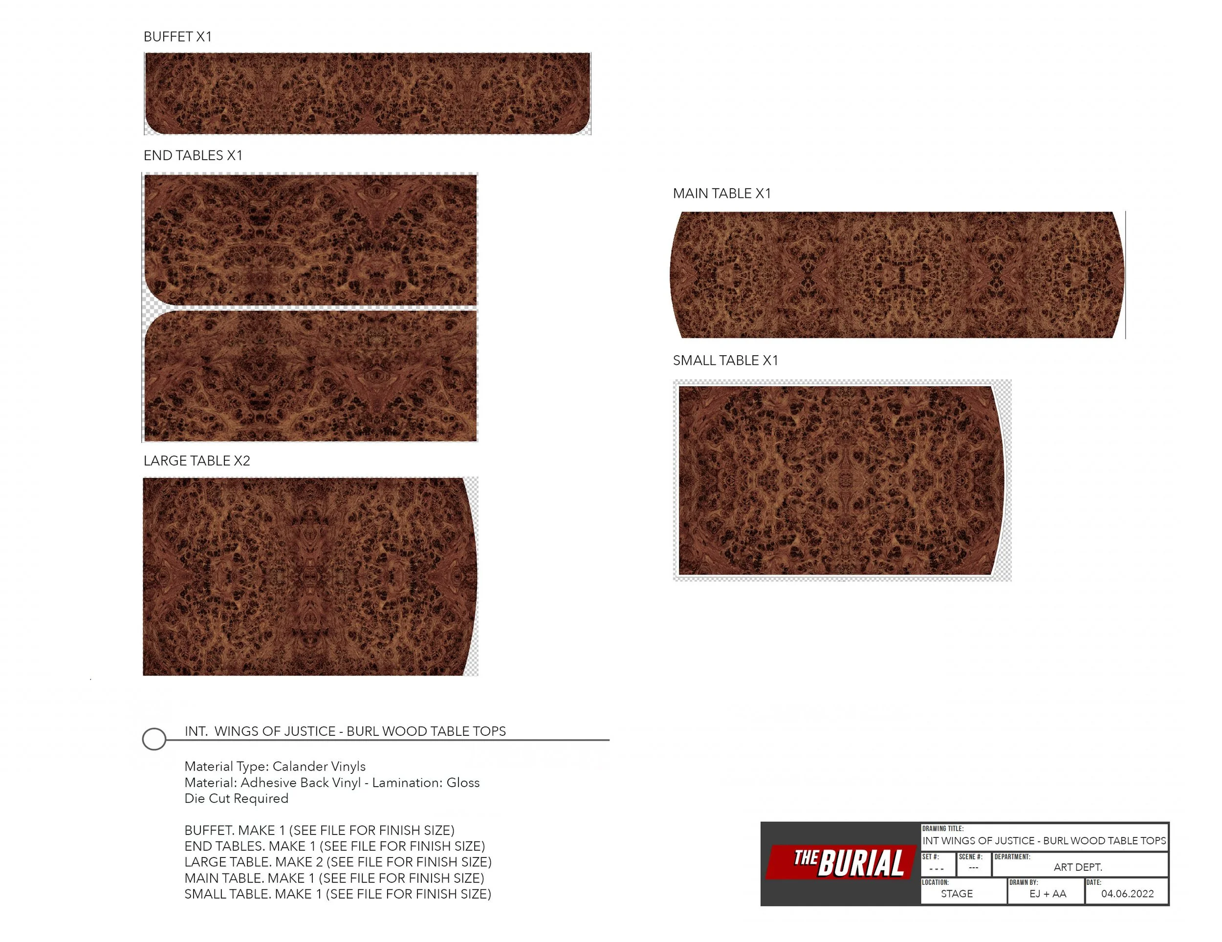 The Burial - Wings of Justice - Vinyl Burl Wood Table Tops.jpg