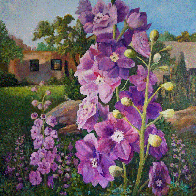 Dancing Delphiniums