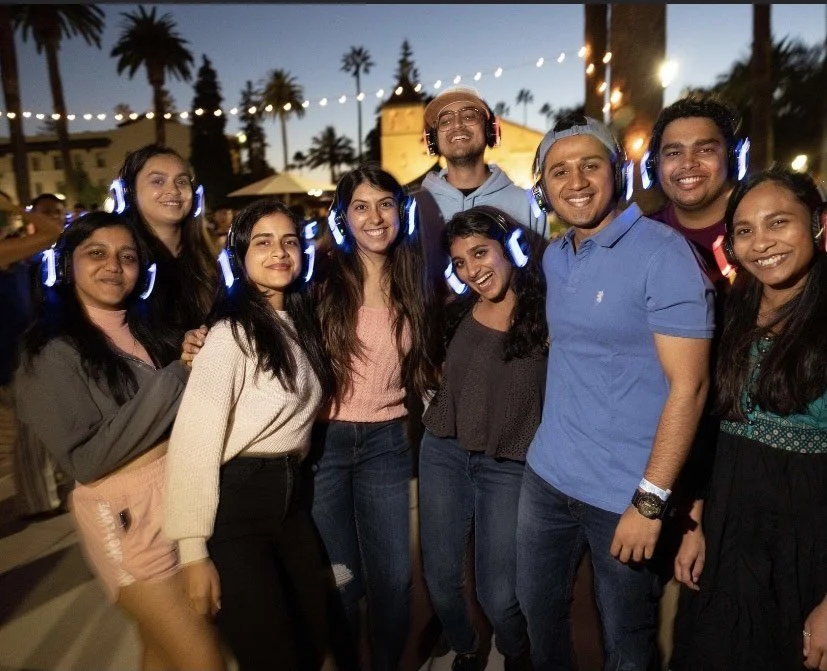 Silent Disco Round two at Santa Clara University (Bay Area dj serving San Jose, Santa Clara, Morgan Hill and Gilroy) (Los Angeles dj serving Burbank, Glendale and Pasadena)