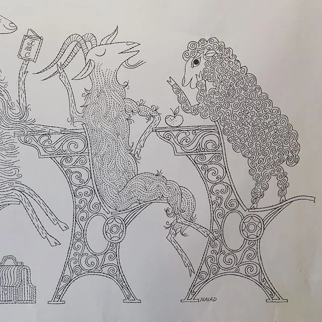 Naiad Einsel. Back to school! Ad for Einiger Fabrics, late 1950s.
.
.
#midcentury #midcenturyillustration #waltereinsel #naiadeinsel #einsel
#naiadandwalter #vintage #retro #advertising #illustration