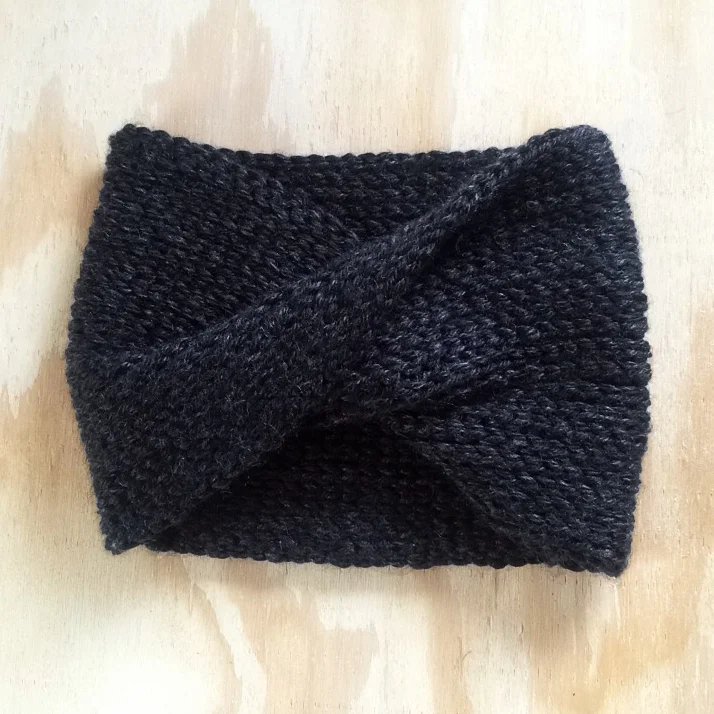 crochet ribbed turban