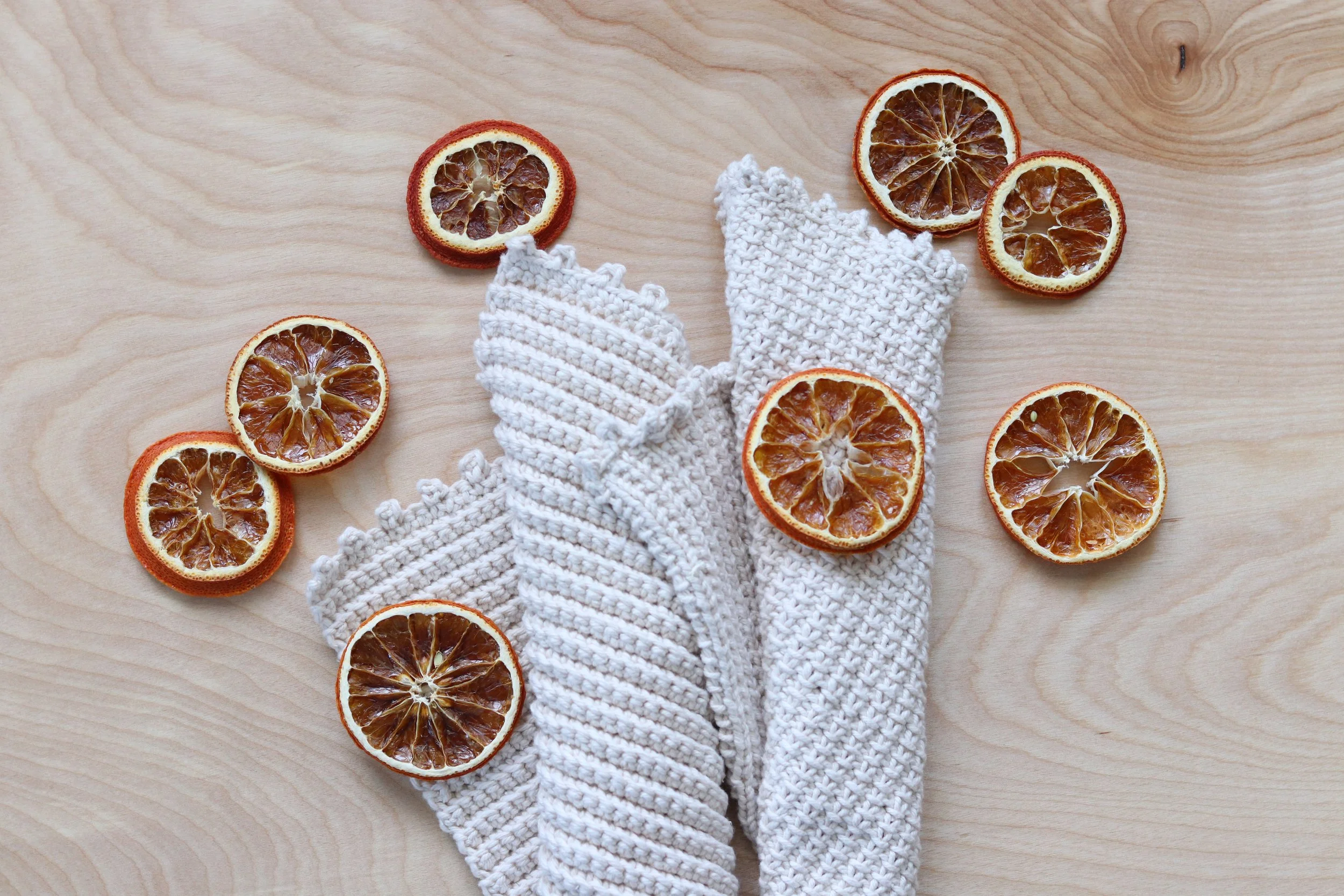 TwigBerryStudio Nubby Bud Washcloth and Woven Bud Washcloth.JPG