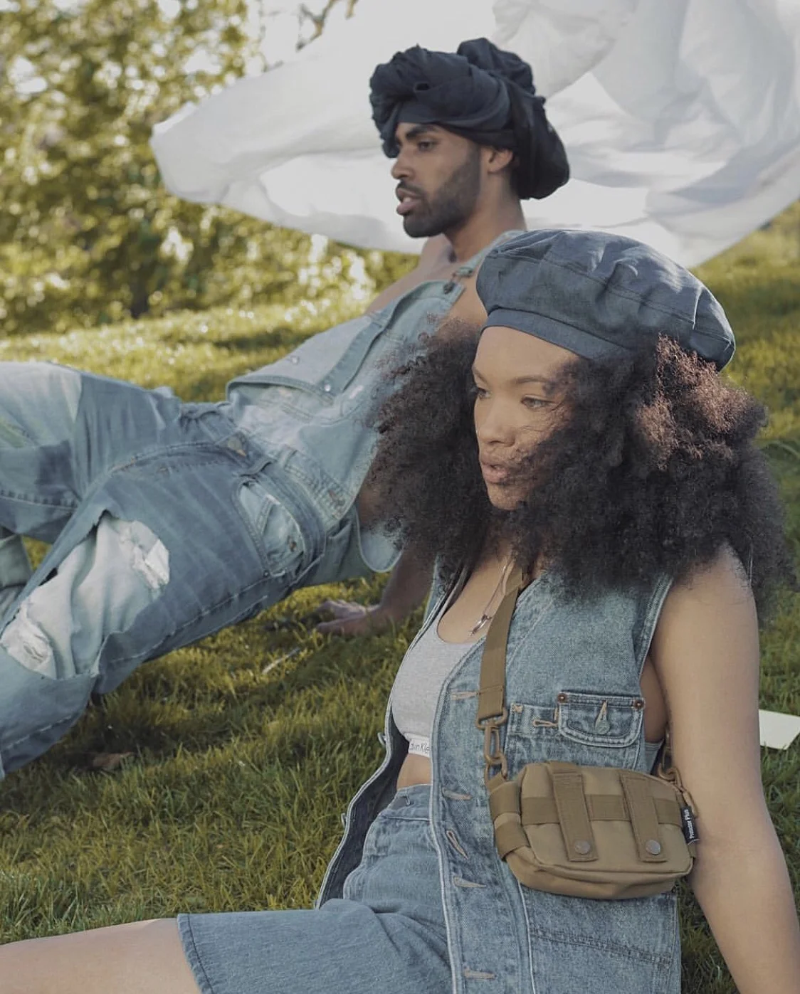 ”Denim Overload” Photo: @artofthybeard In Frame: @maliquelee_ @dorinadiaz_