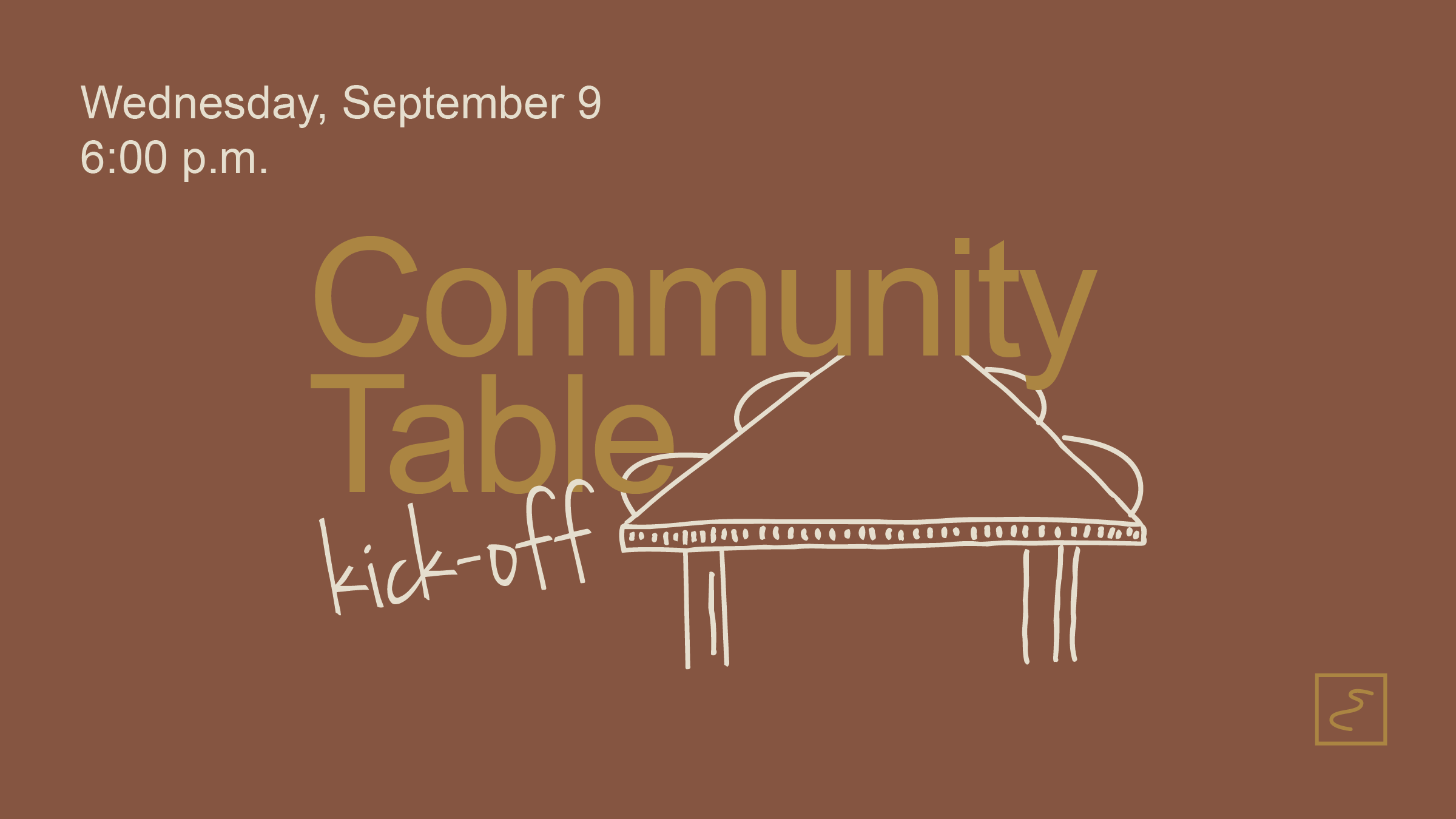 Community Table Kick-Off