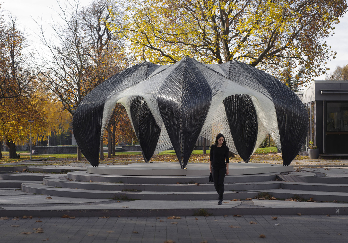 ICD/ITKE Research Pavilion. Cortesia de ICD-ITKE