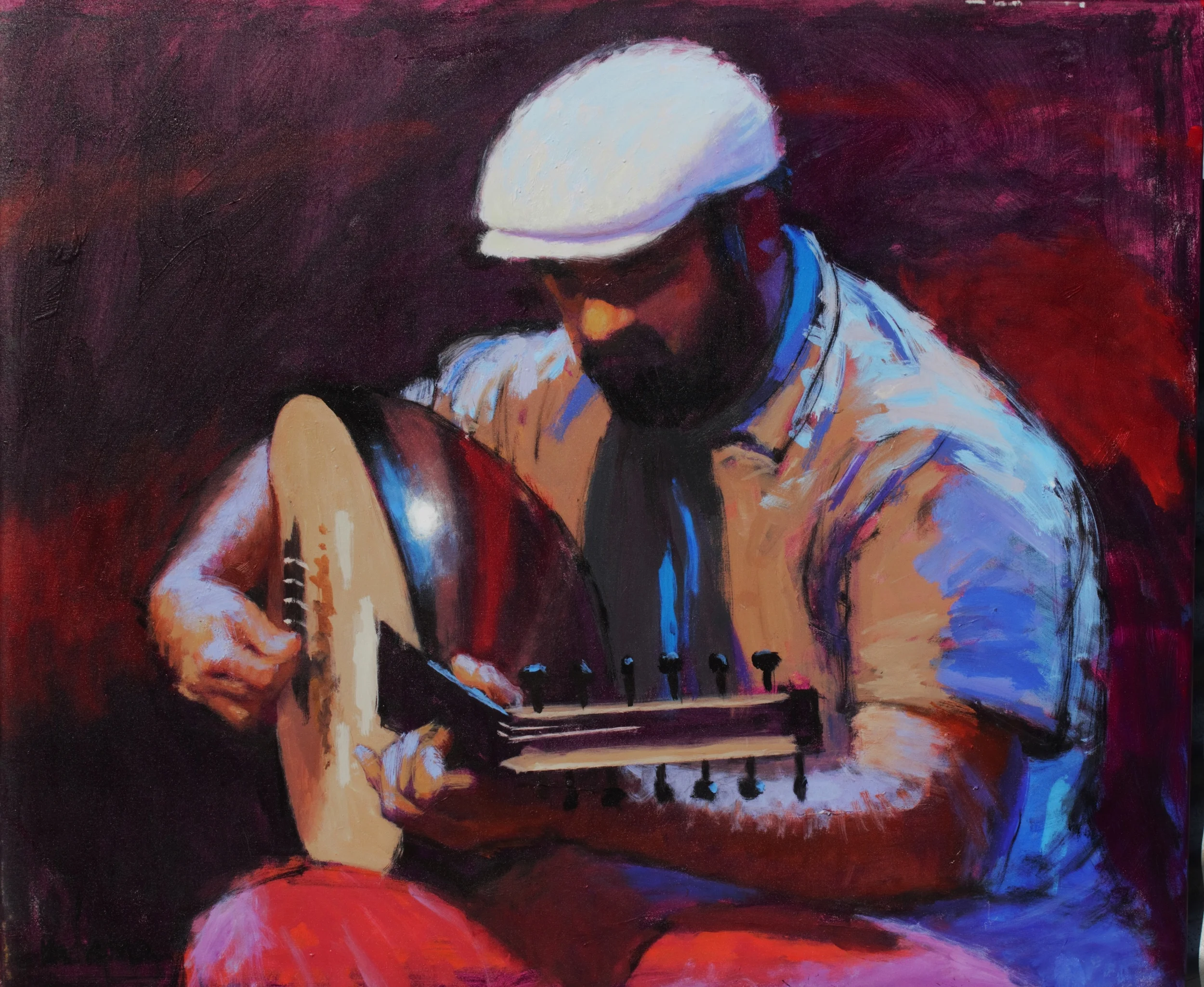 Oud Player, Canberra Folk Festival