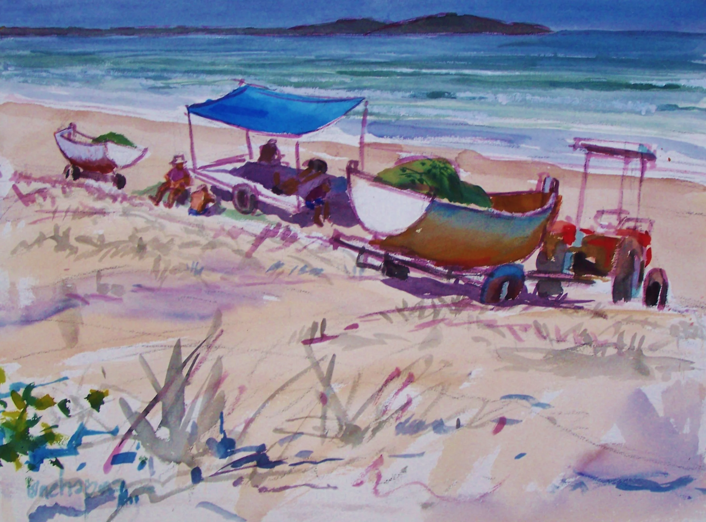 Waiting for thr mullet run.JPG