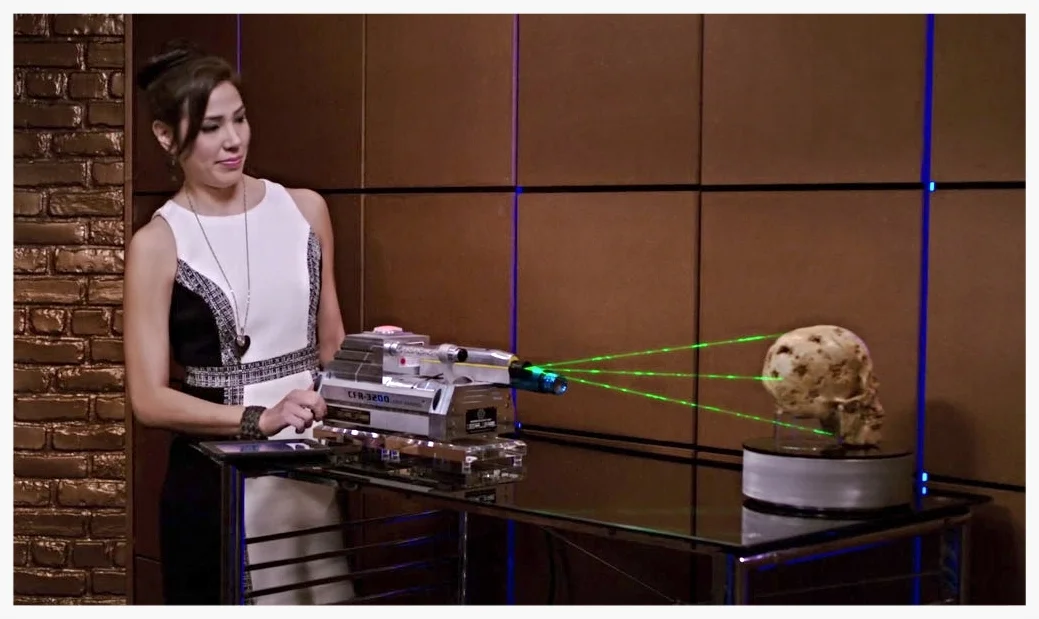 Laser Scanner and Skull Turntable Angela Bones Forensics