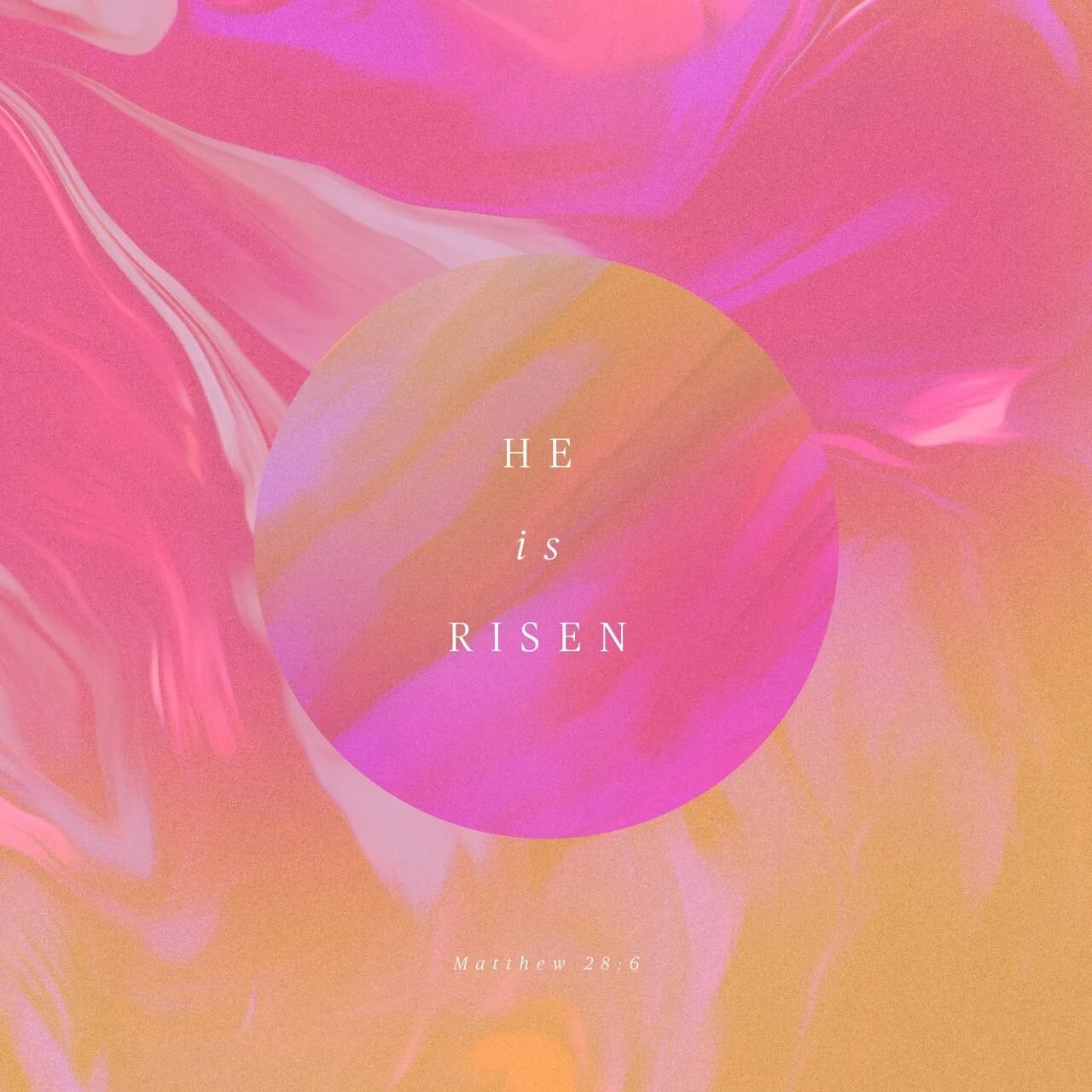 He is risen!!!