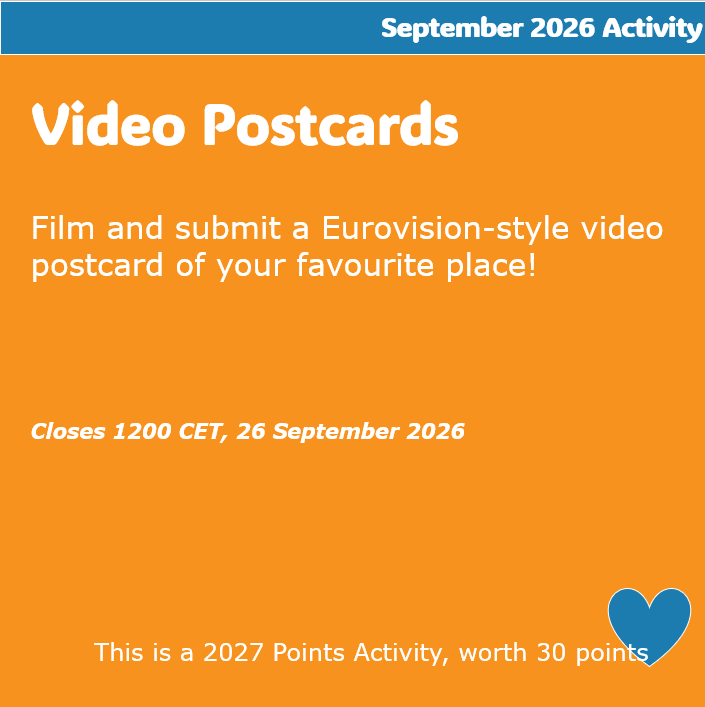Scroll down for info about our Video Postcard activity