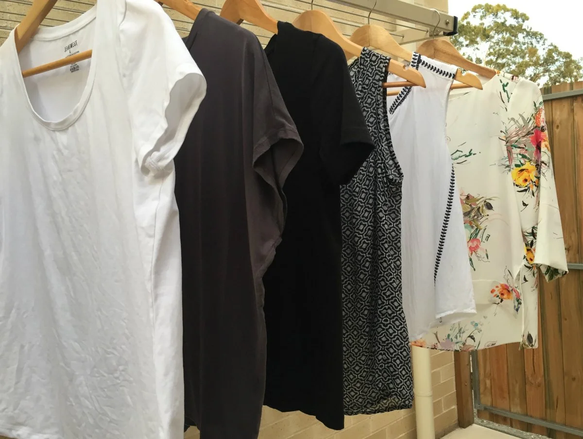 6 Tops - 3 t-shirts, 2 sleeveless, 1 dressy top