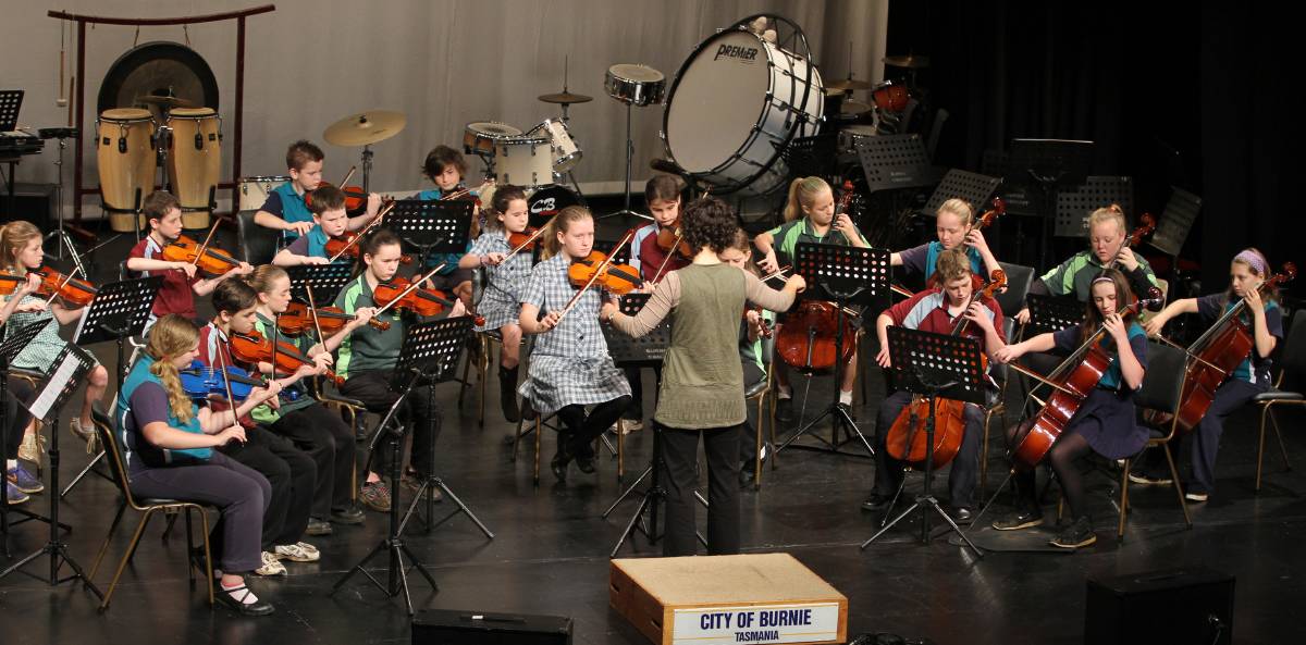 Stringalong at the Burnie Eisteddfod Photo: The Advocate