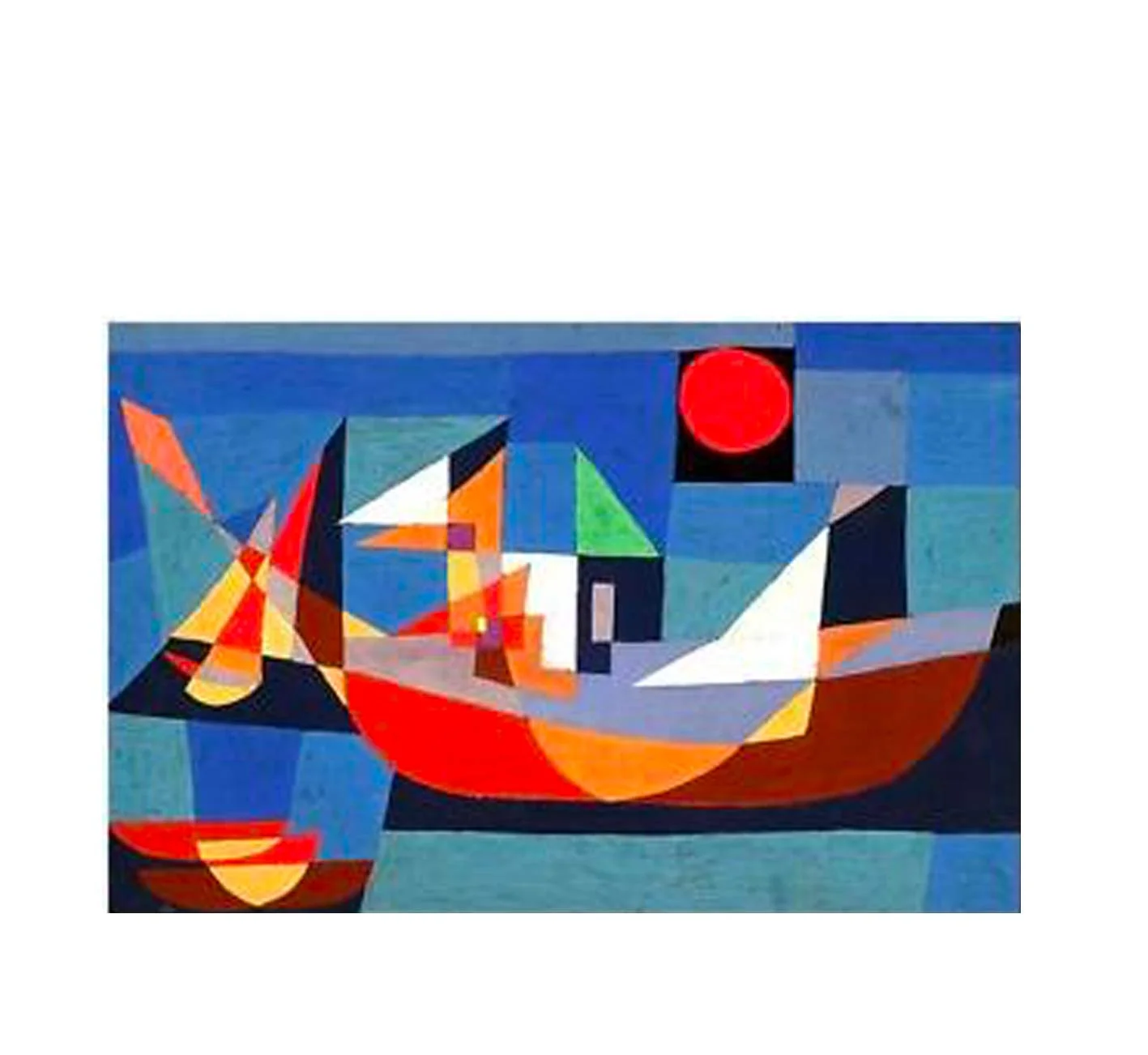 Paul Klee, Blue boats at rest