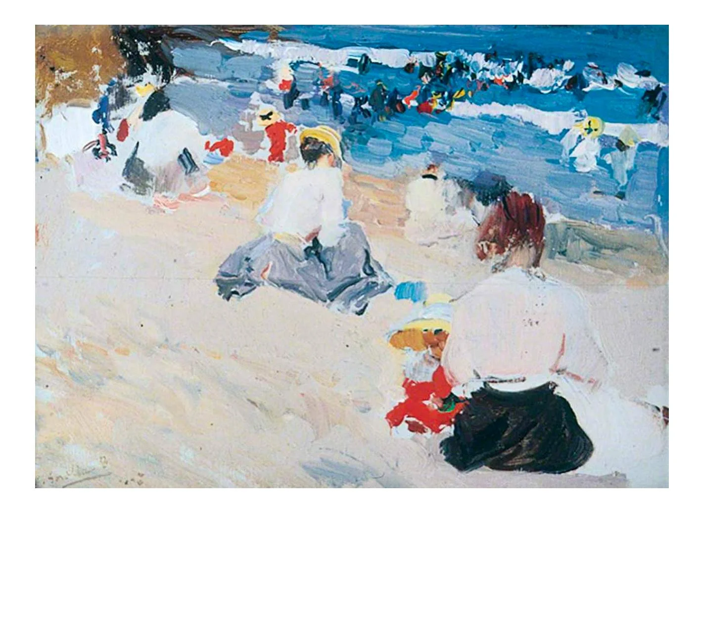 Joaquin Sorolla , Ladies on the beach , 1906