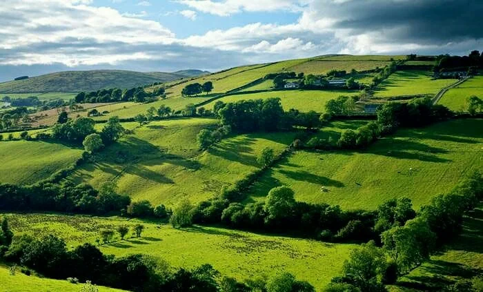 Colinas Verdes de Irlanda