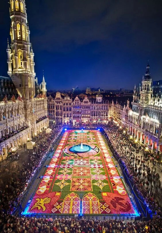 Carpeta de Flores en la Gran Plaza, Bruselas