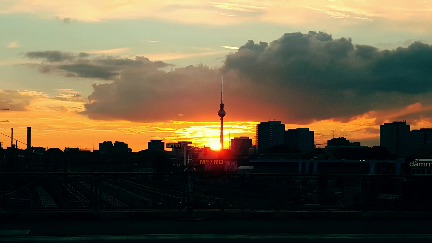 Atardecer en Berlín