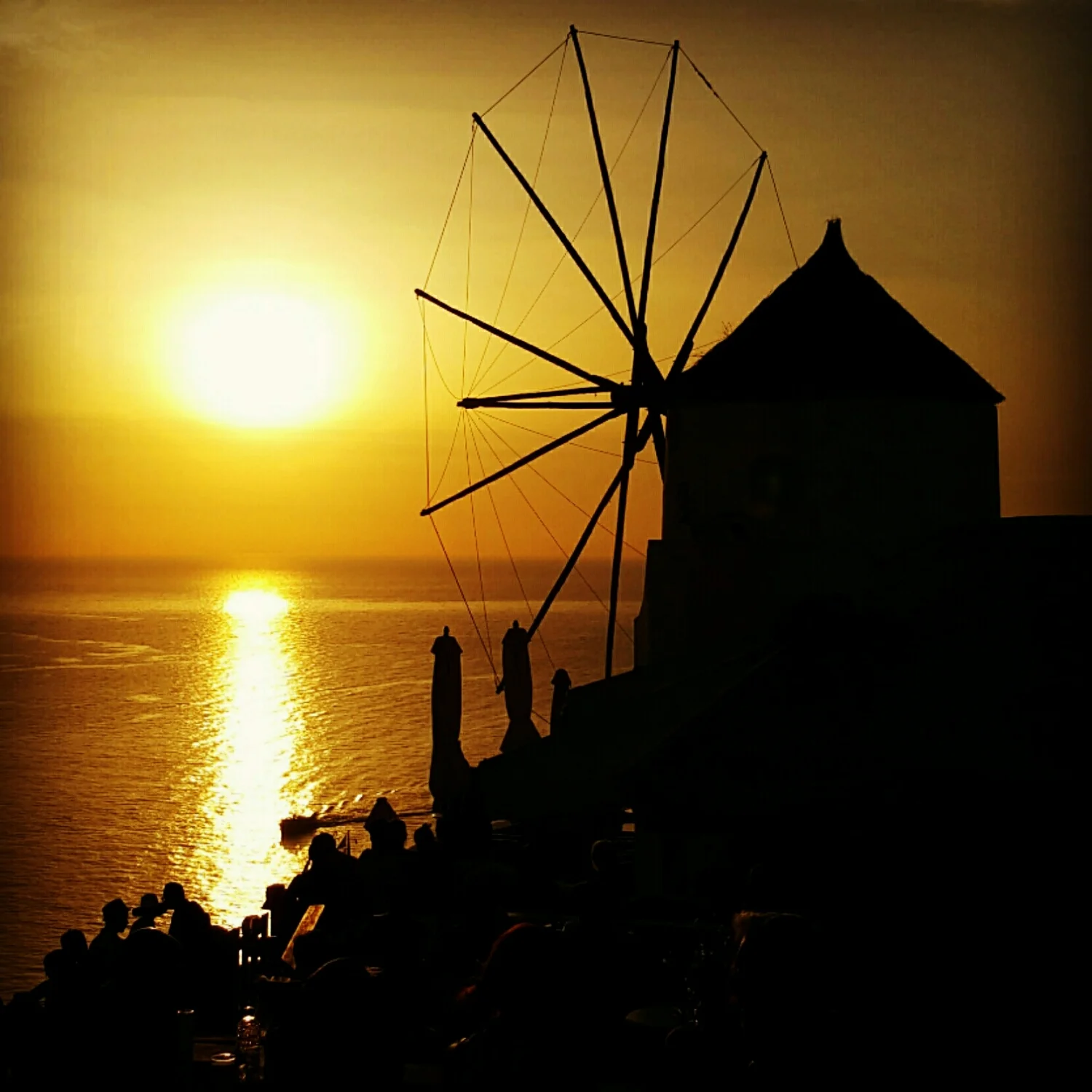 Atardecer en la Oia, Santorini