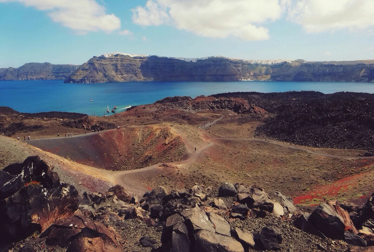 Volcán tour en Santorini