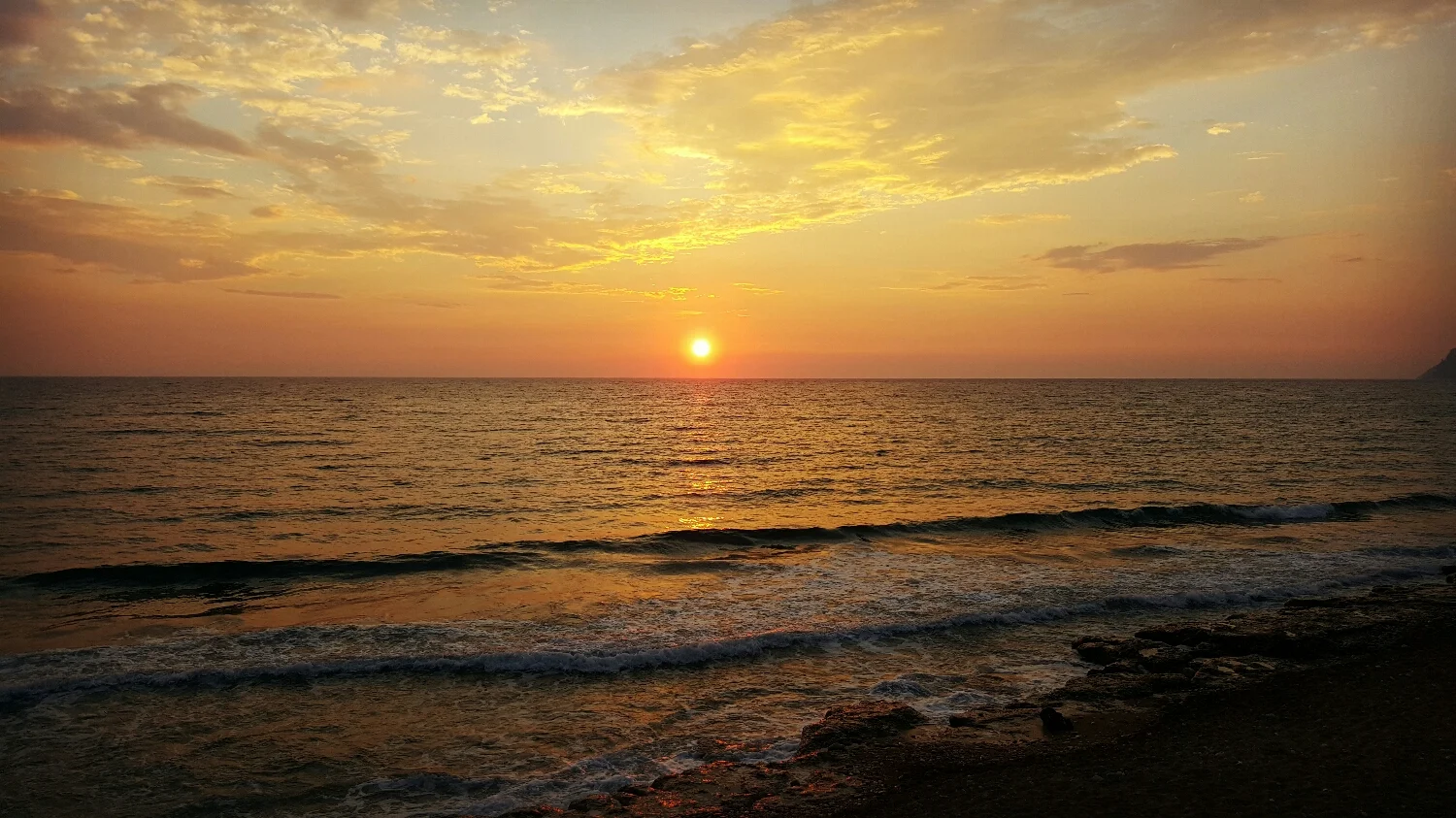Sunset en Agios Gordios